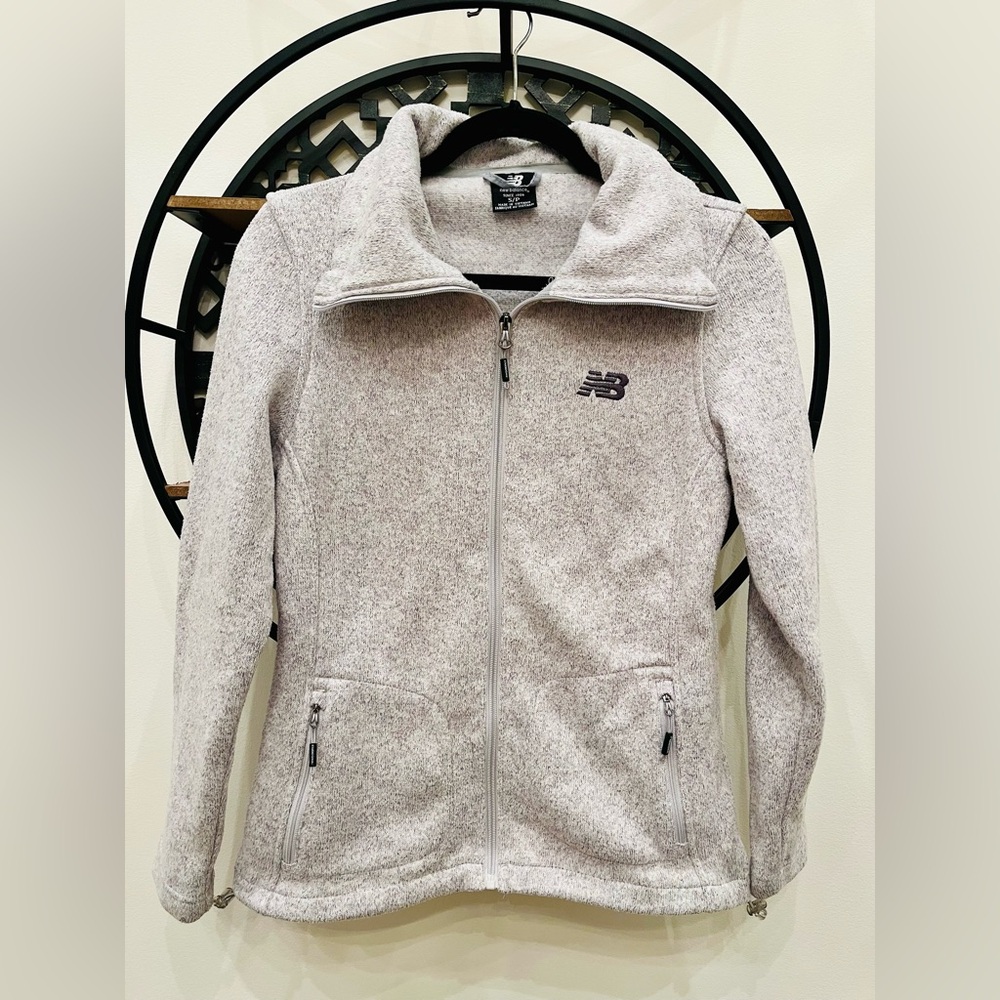 New Balance Women's Light Gray and Purple Utility Jacket (XS-S)